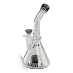 Blaze Glass Herb bong incl banger carb cap Cap Black