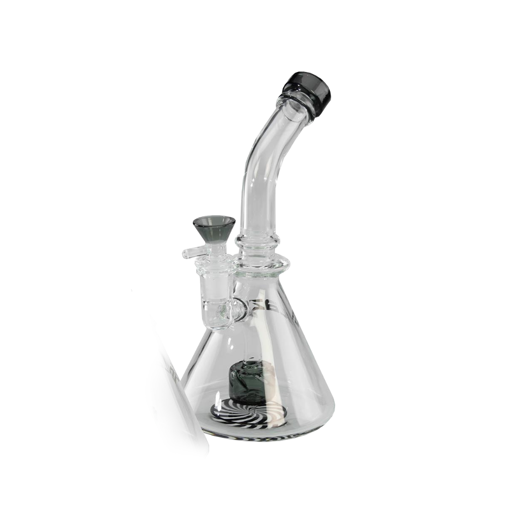 Blaze Glass Herb bong incl banger carb cap Cap Black