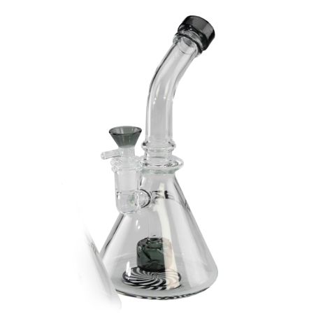 Blaze Glass Herb bong incl banger carb cap Cap Black