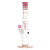 Grace Glass Small Cane Barrel Tree arm perc Bong Pink