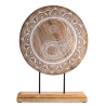 Berk Energy picture YinYang made of mango woodwith stand