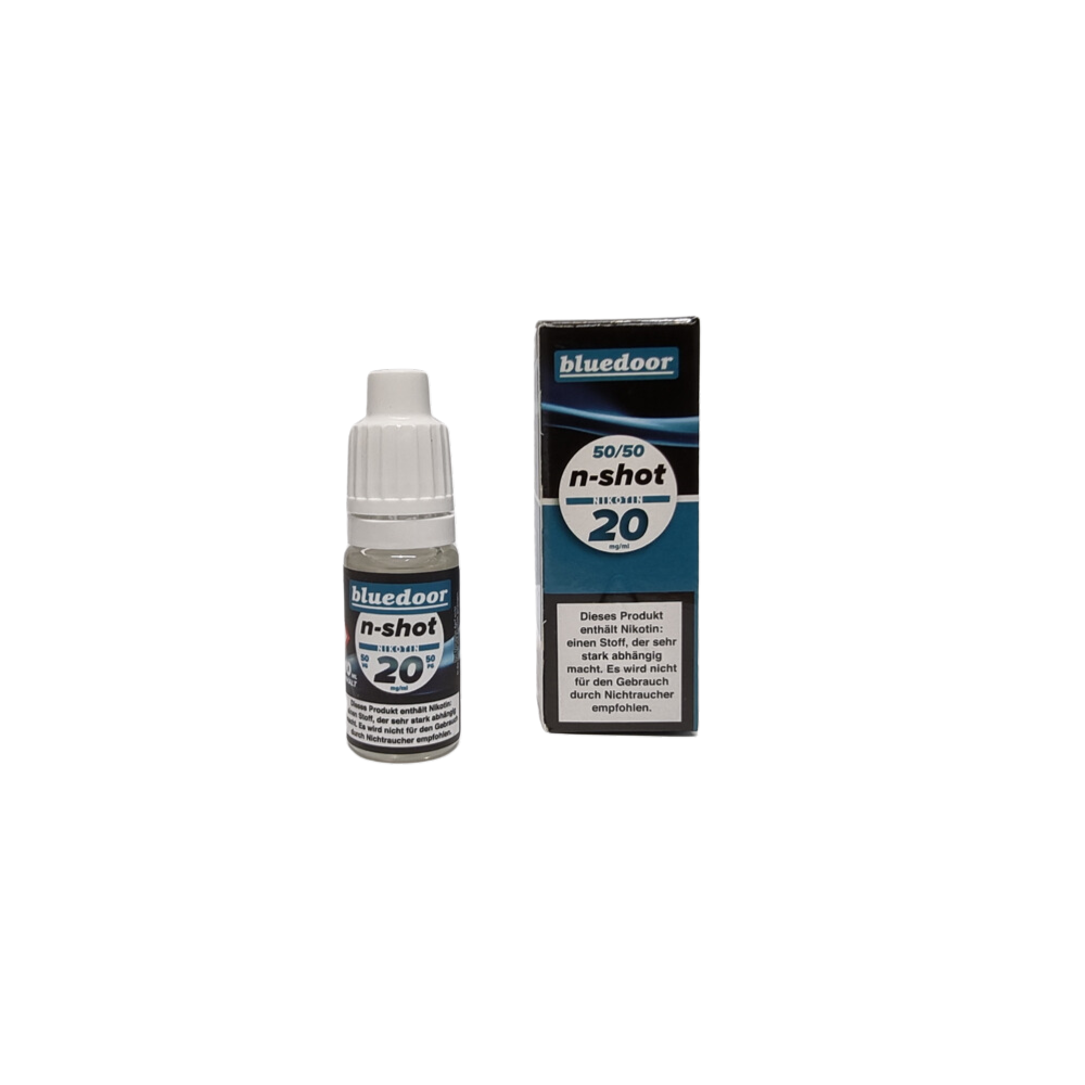 Bluedoor - Nicotine Shot 50 VG / 50 PG, 20 mg