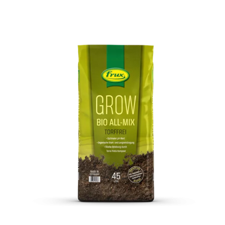 Frux Living Soil, Bio All-Mix, sans tourbe, 45L