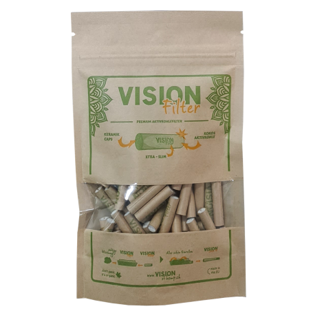 Vision Filter Active Charcoal, 250pcs !!SUMMER EDITION!!