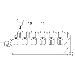 Drip distributor cap Holiday irrigation