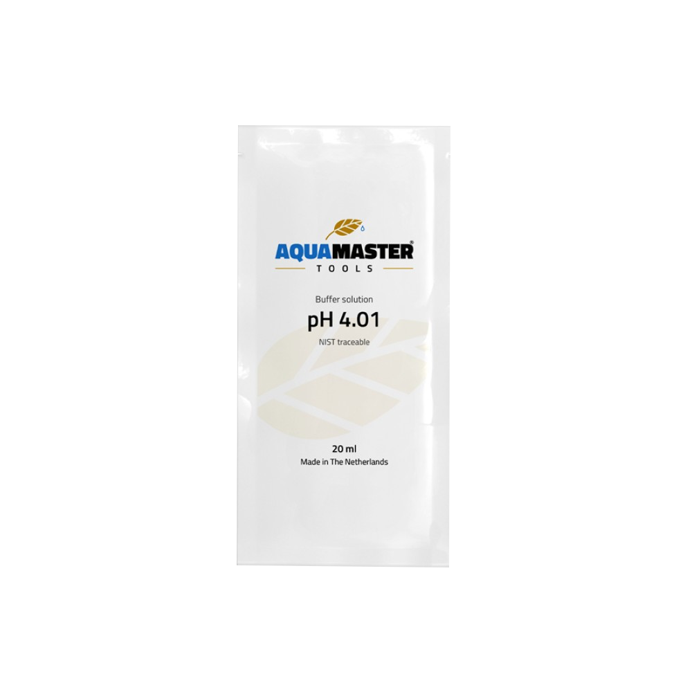 Aquamaster Tools pH 4.01 Kalibrierungslösung 20ml Beutel