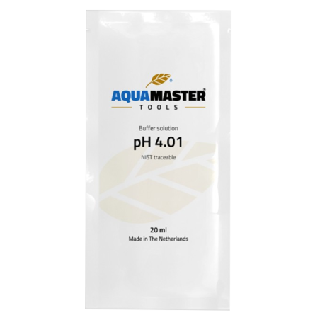 Aquamaster Tools pH 4.01 Calibration Solution, 20ml sachet