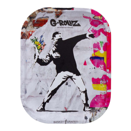 G-Rollz Banksy's Grafitti Small Tray, 14x18 cm