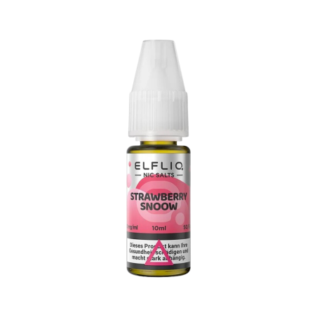 Elfliq Strawberry Snoow (Ice cream) Nic Salts, 10ml