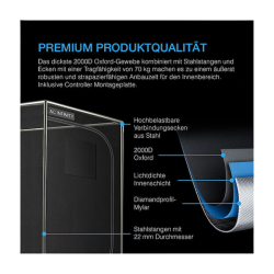 AC Infinity Advance Grow Zelt-System 60x60x180, 1 Pflanzen-Set