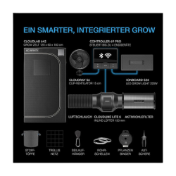 AC Infinity Advance Grow Zelt-System 60x120x180, 3 Pflanzen-Set