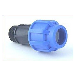  - Watering - PE-Coupling 20 to 3/4 (Ext.Thread), bolted