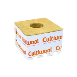 Cultiwool - Kulturblock 10cm mit 40 mm Loch