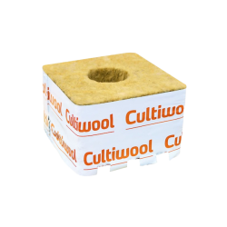 Cultiwool - Cube 10cm with 40 mm Hole