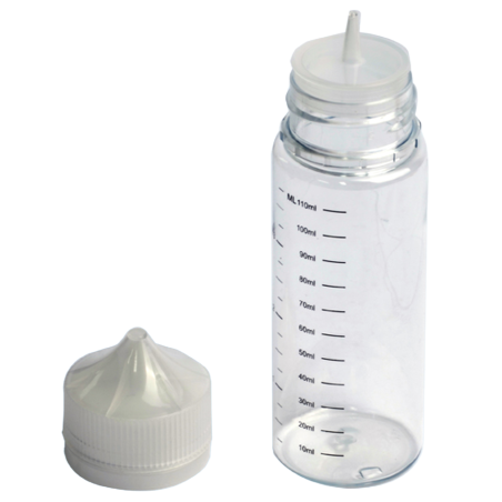 Liquid bottle with graduation, 110ml