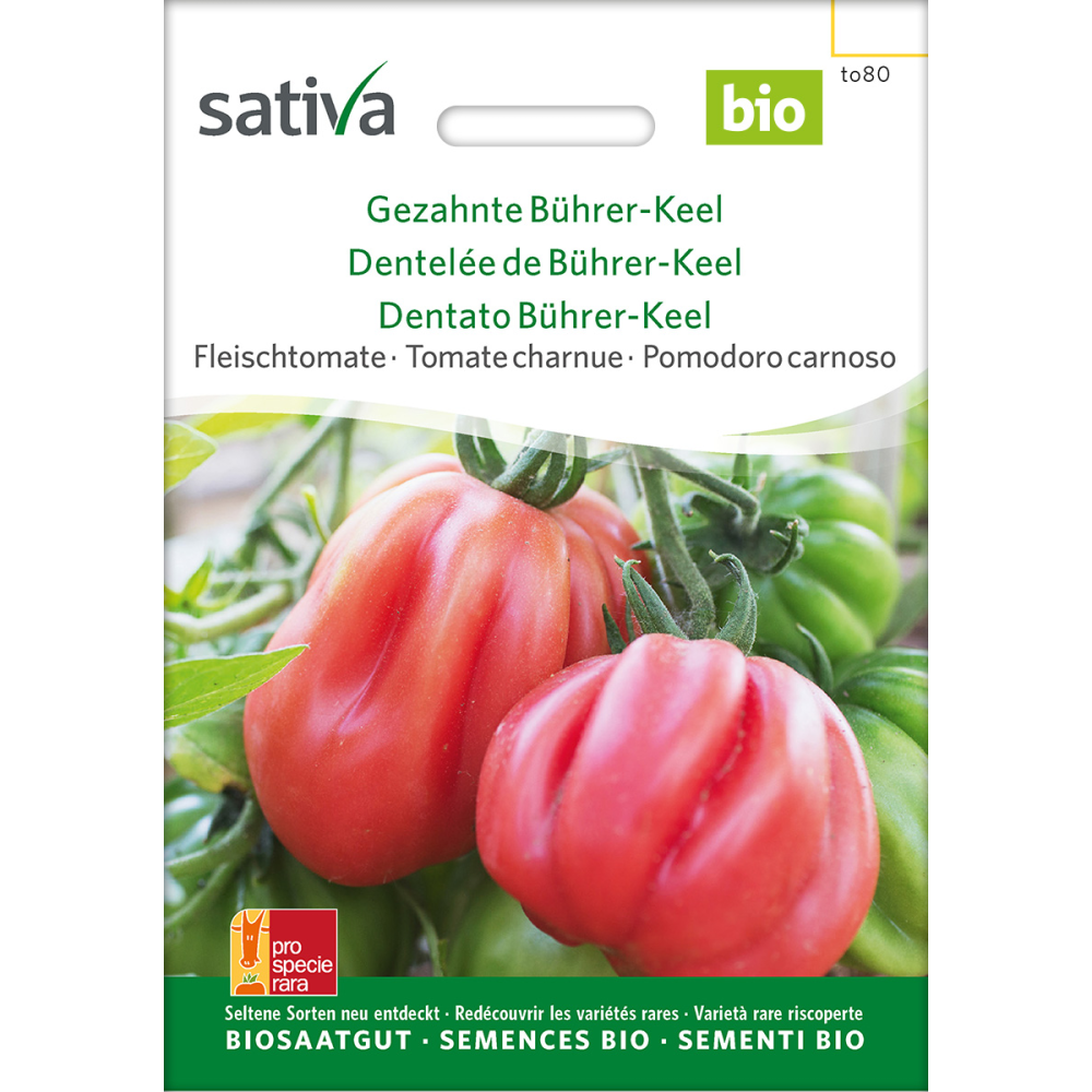 Sativa Bührer-Keel dentate  – organic beef tomato