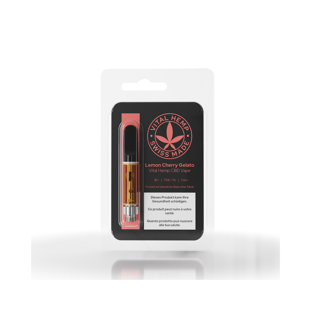 Vital Hemp Lemon Cherry Gelato Vape Refill, 50% CBD