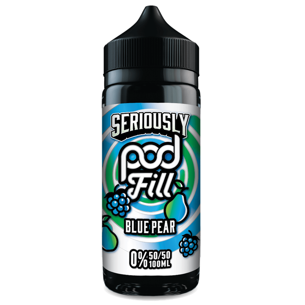 Doozy Vape Seriously Pod Fill Blue Pear, 100ml