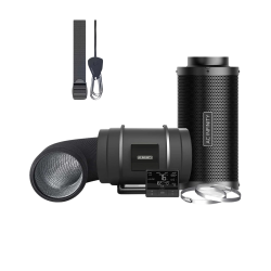 AC Infinity Kit de filtration dair PRO 150 mm, ventilateur en ligne avec Smart Controller et filtre à charbon actif