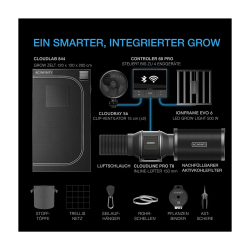 AC Infinity Système de tente Advance Grow 120x120x200, kit de 4 plantes